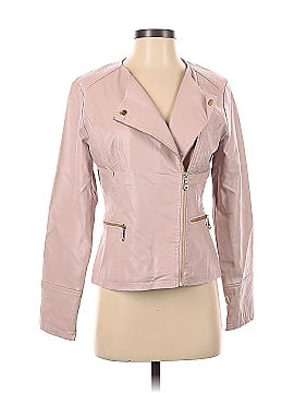 Butterfly Faux Leather Jacket (view 1)