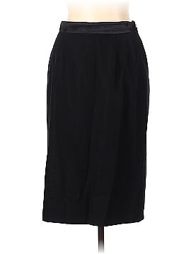 Yves Saint Laurent Rive Gauche Wool Skirt (view 1)