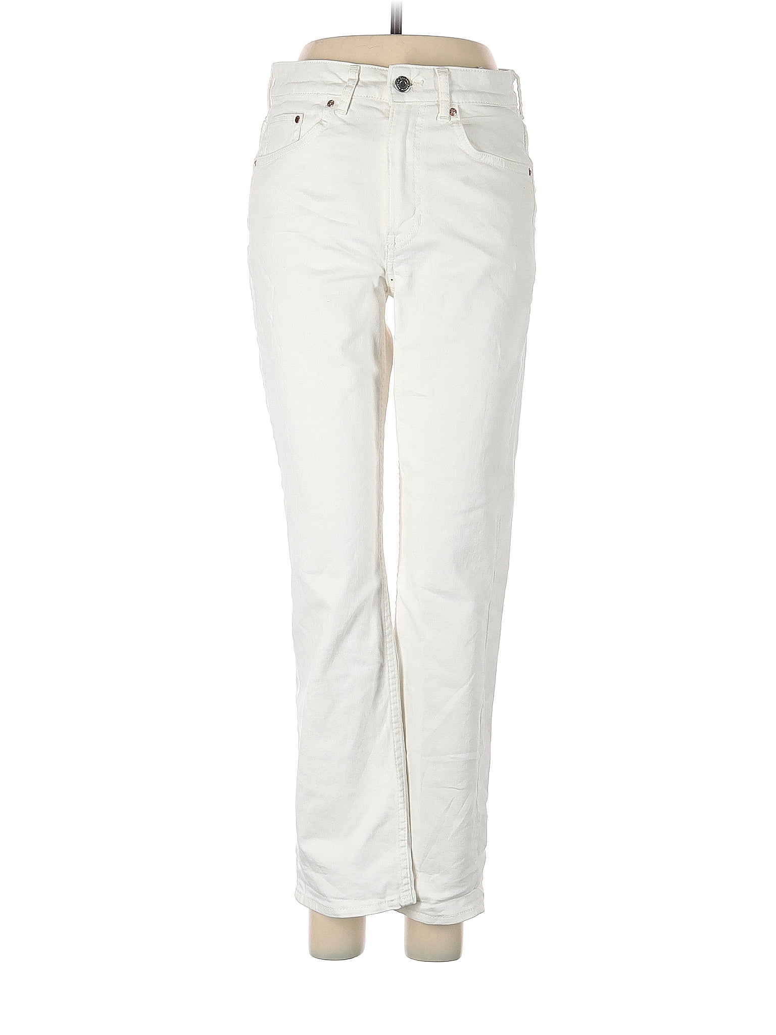 &Denim by H&M Ivory Jeans Size 6 - 68% off | thredUP