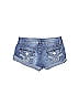 Wallflower Blue Denim Shorts Size 3 - photo 2