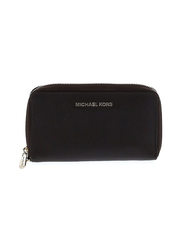 Michael Kors Brown Leather Wallet One Size - photo 1