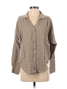 Lovely J Long Sleeve Button-Down Shirt (view 1)