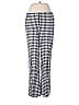 Elliott Lauren Houndstooth Argyle Checkered-gingham Grid Plaid Blue Casual Pants Size 6 - photo 1