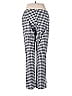 Elliott Lauren Houndstooth Argyle Checkered-gingham Grid Plaid Blue Casual Pants Size 6 - photo 2