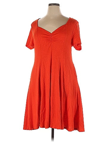 Torrid orange outlet dress