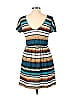 Iz Byer 100% Polyester Brown Casual Dress Size L - photo 2