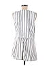A Pea in the Pod 100% Rayon Stripes White Casual Dress Size M (Maternity) - photo 2