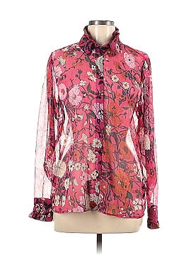 Topshop Long Sleeve Blouse (view 1)