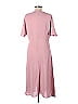 Shein 100% Polyester Solid Pink Casual Dress Size 8 - 10 - photo 2