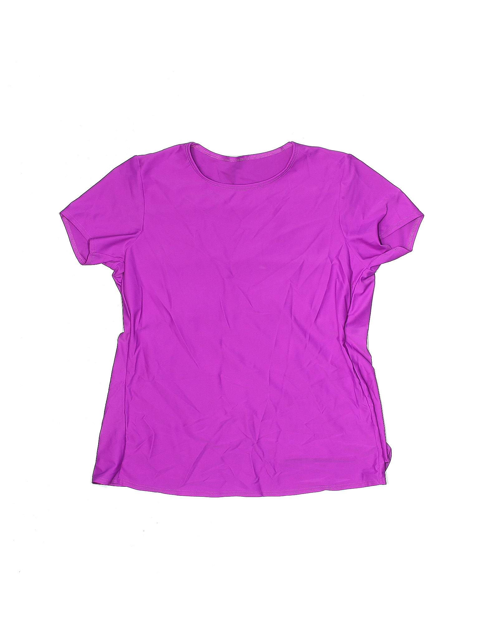 coastal blue Solid Purple Rash Guard Size L - 64% off | ThredUp