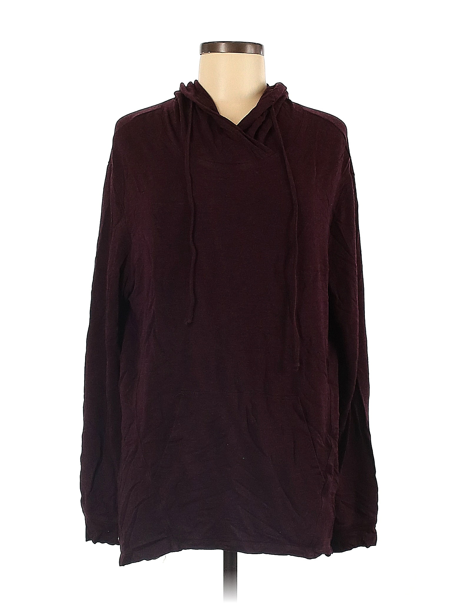 CAbi Solid Burgundy Pullover Hoodie Size M - 69% off | thredUP