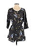 Harlyn 100% Silk Polka Dots Blue Romper Size S - photo 1