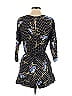 Harlyn 100% Silk Polka Dots Blue Romper Size S - photo 2