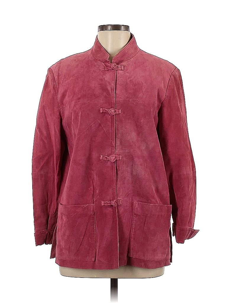 Gretchen Scott Designs 100% Polyester Burgundy Jacket Size M - photo 1