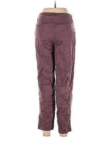 A New Day Solid Burgundy Casual Pants Size 6 - 37% off
