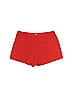 Athleta Solid Hearts Red Athletic Shorts Size 4 - photo 2