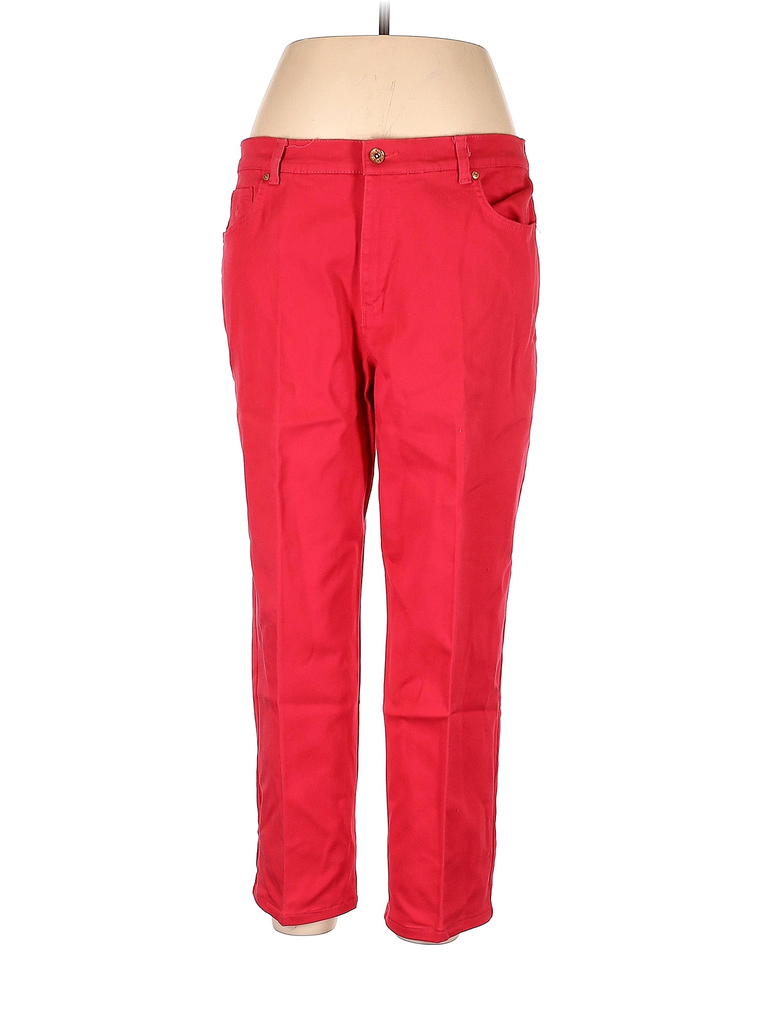 Gloria Vanderbilt Red Pink Jeans Size 16 60 off ThredUp