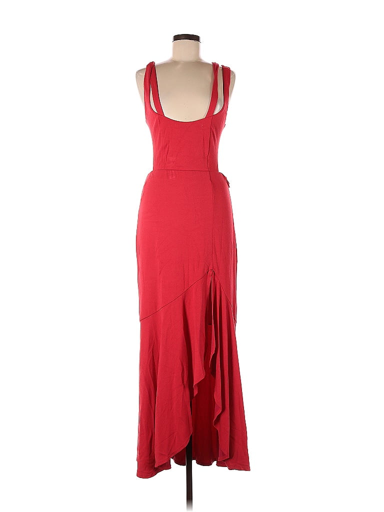 Maeve by Anthropologie Solid Red Cocktail Dress Size M - 72% off | thredUP