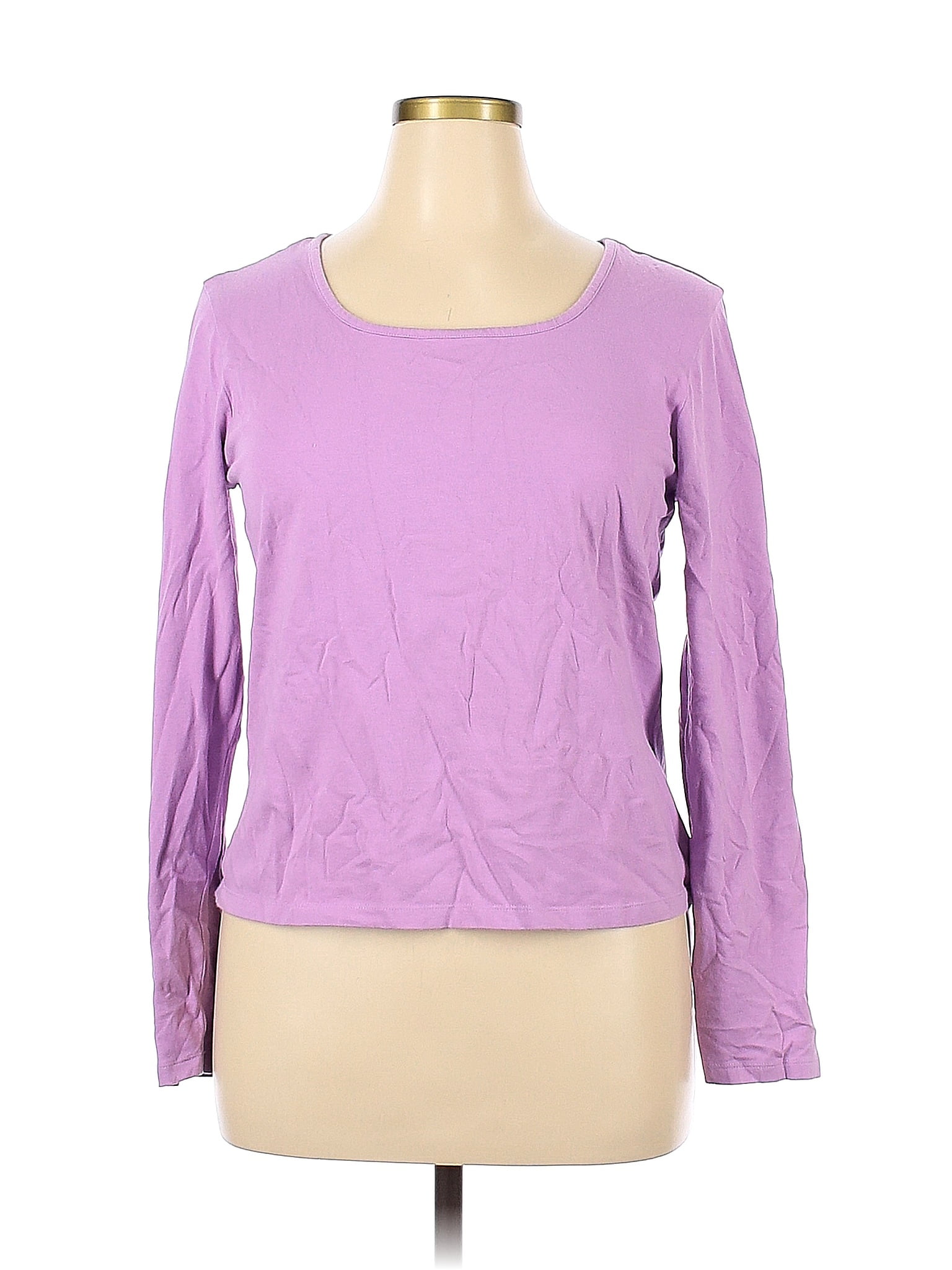 Chadwicks Purple Long Sleeve T-Shirt Size XL - 52% off | thredUP