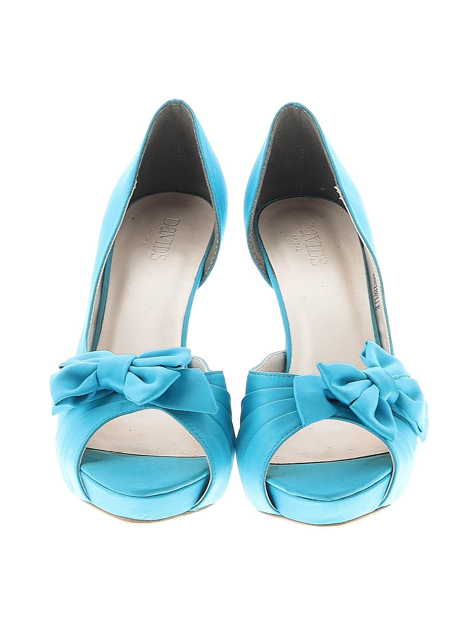 David's bridal blue on sale shoes