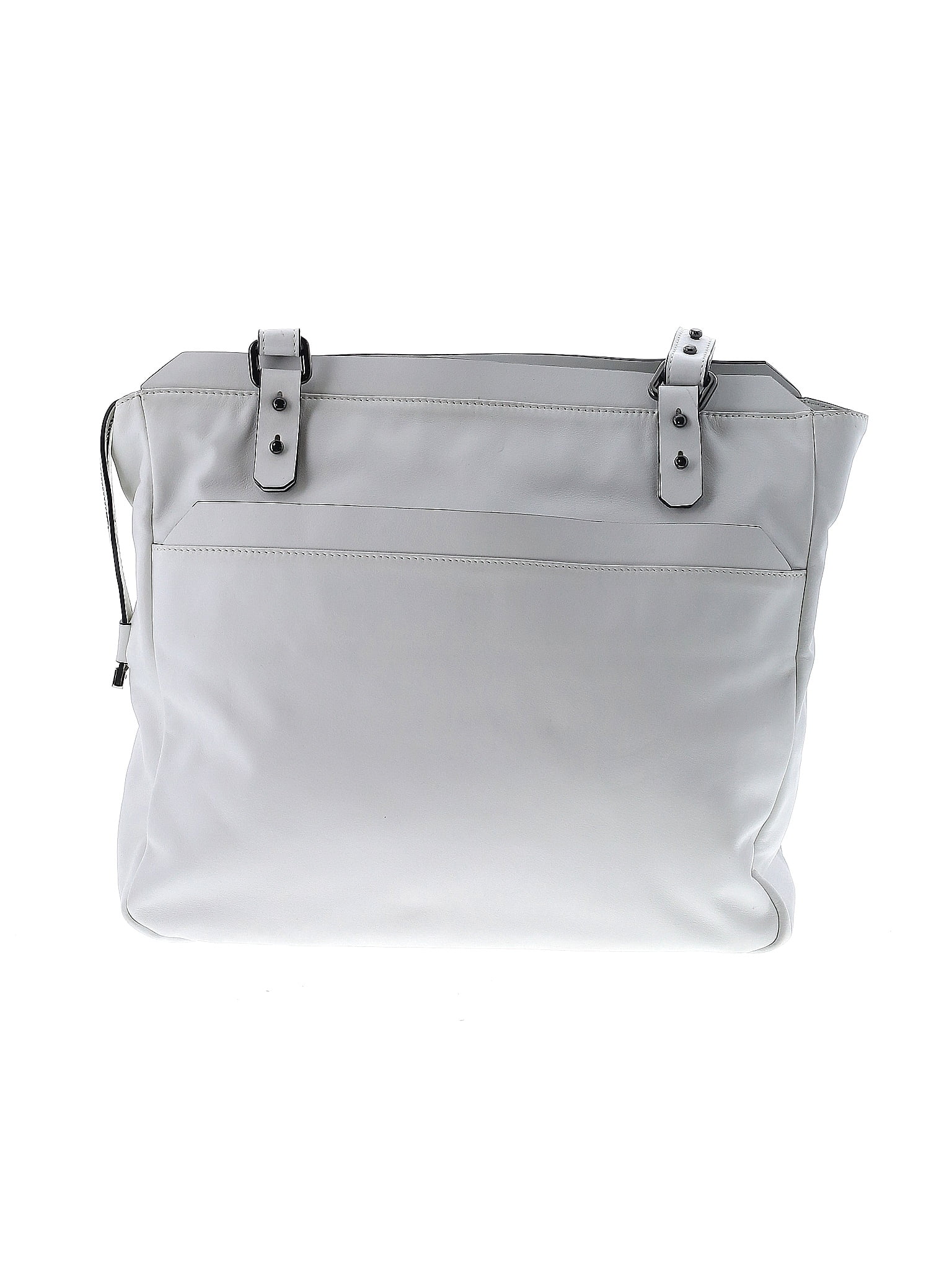 Women's Handbags - Black Leather Tote Medium Size By Halston Heritage  $160