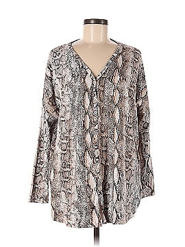 White Birch Long Sleeve Button-Down Shirt (view 1)