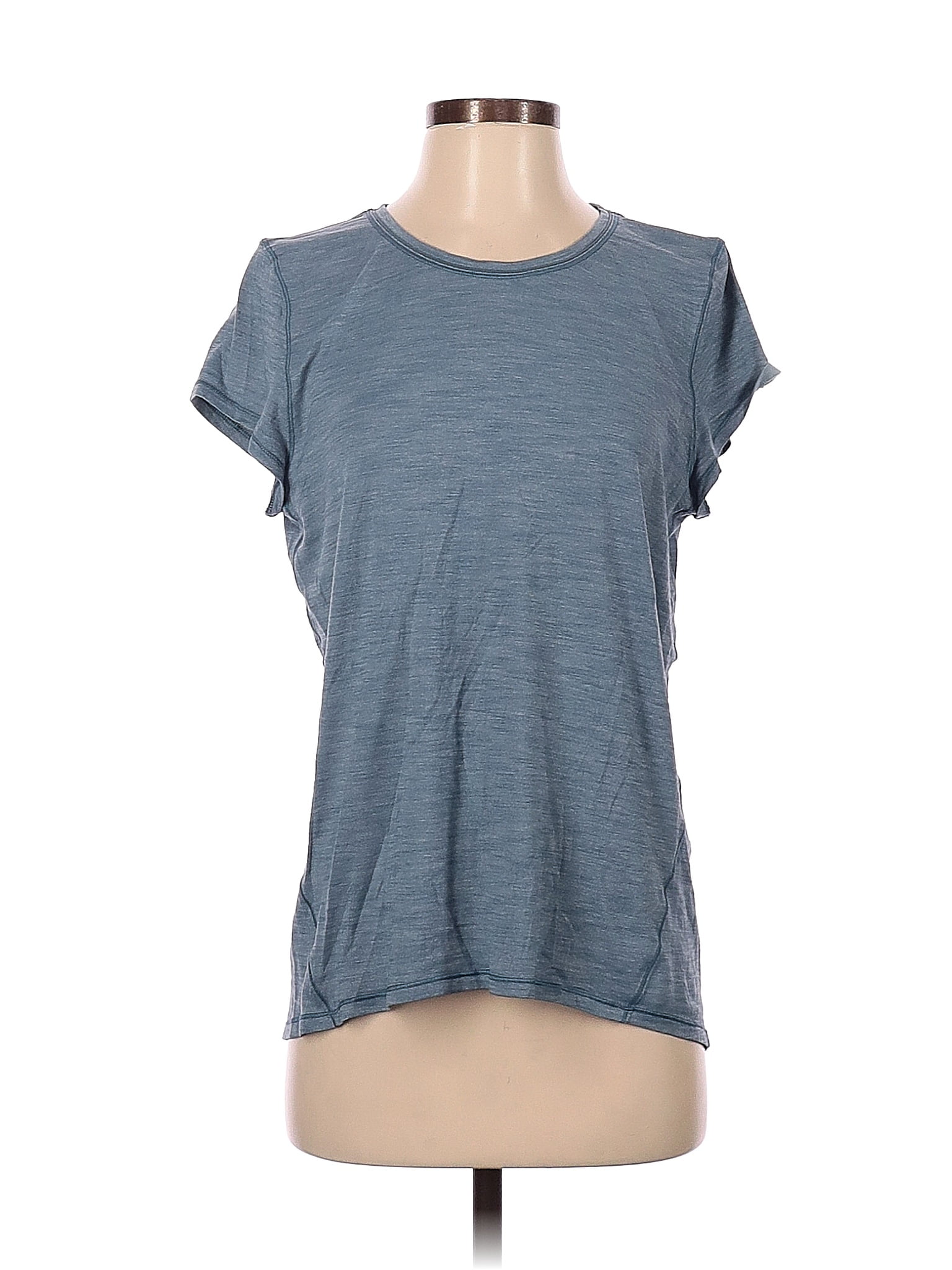 Lululemon Athletica Blue Active T-Shirt Size 2 - 45% off | thredUP