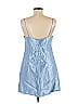 Topshop Acid Wash Print Brocade Blue Cocktail Dress Size 8 - photo 2