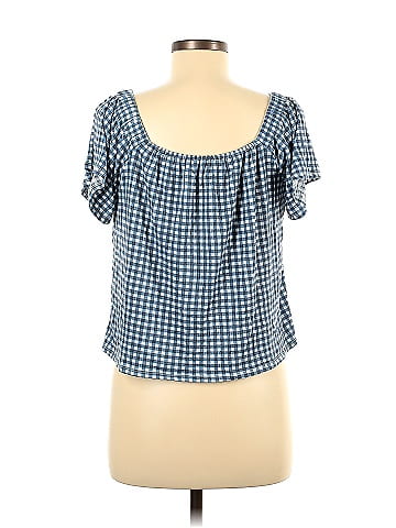 Belle By Belldini Short Sleeve Blouse - back