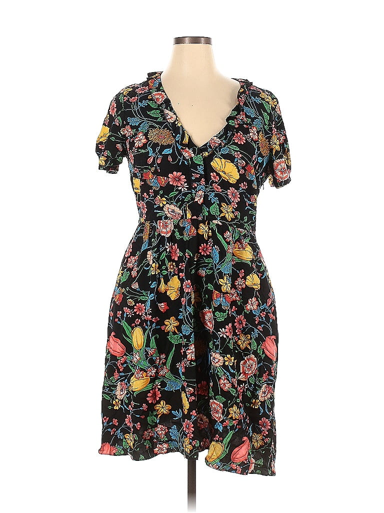 Maeve by Anthropologie 100% Rayon Black Casual Dress Size 14 - 63% off ...
