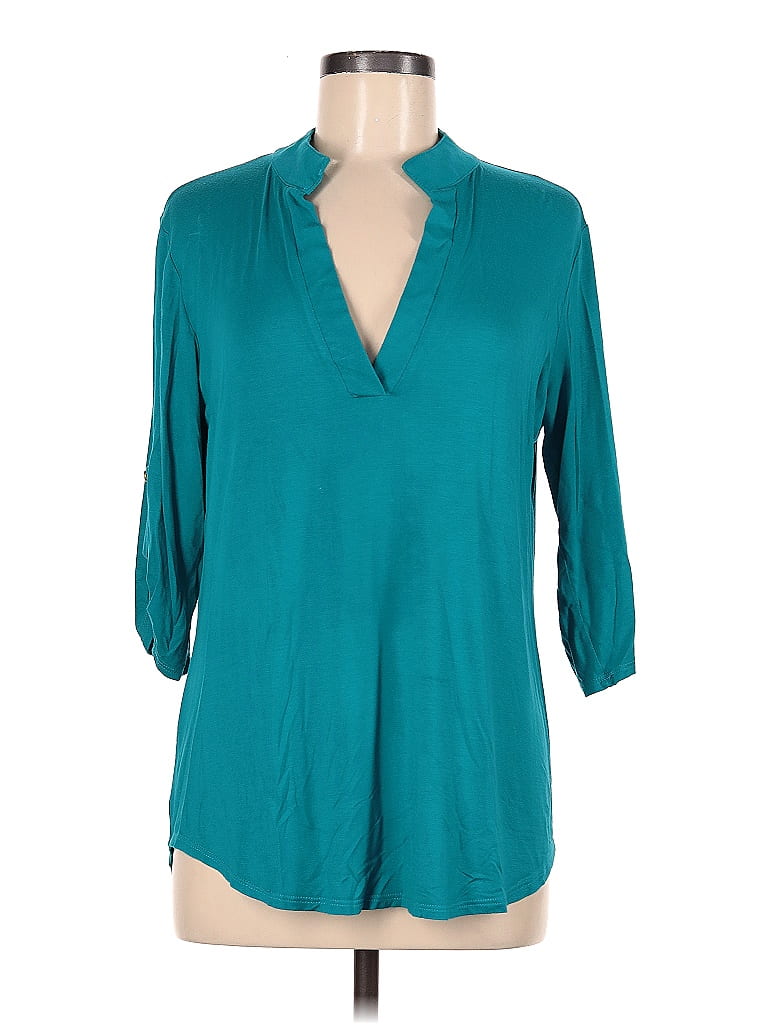 Heimish U.S.A Blue Long Sleeve Top Size M - 52% off | thredUP