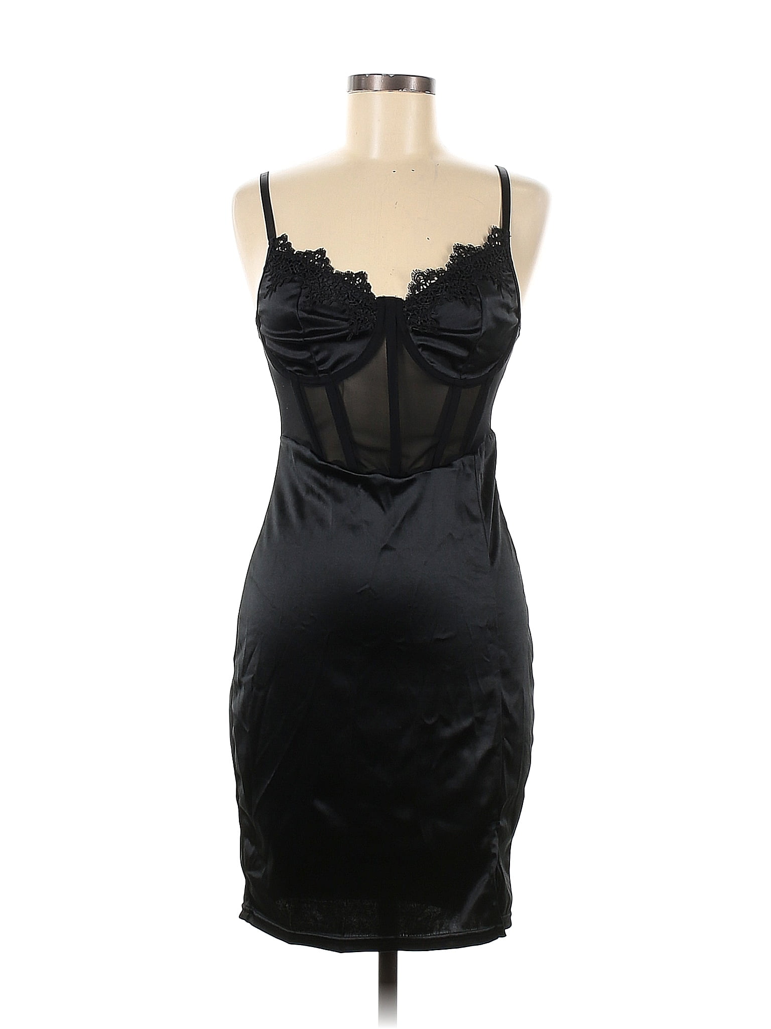 Shein 100% Polyester Solid Black Cocktail Dress Size 8 - 10 - 45% off ...