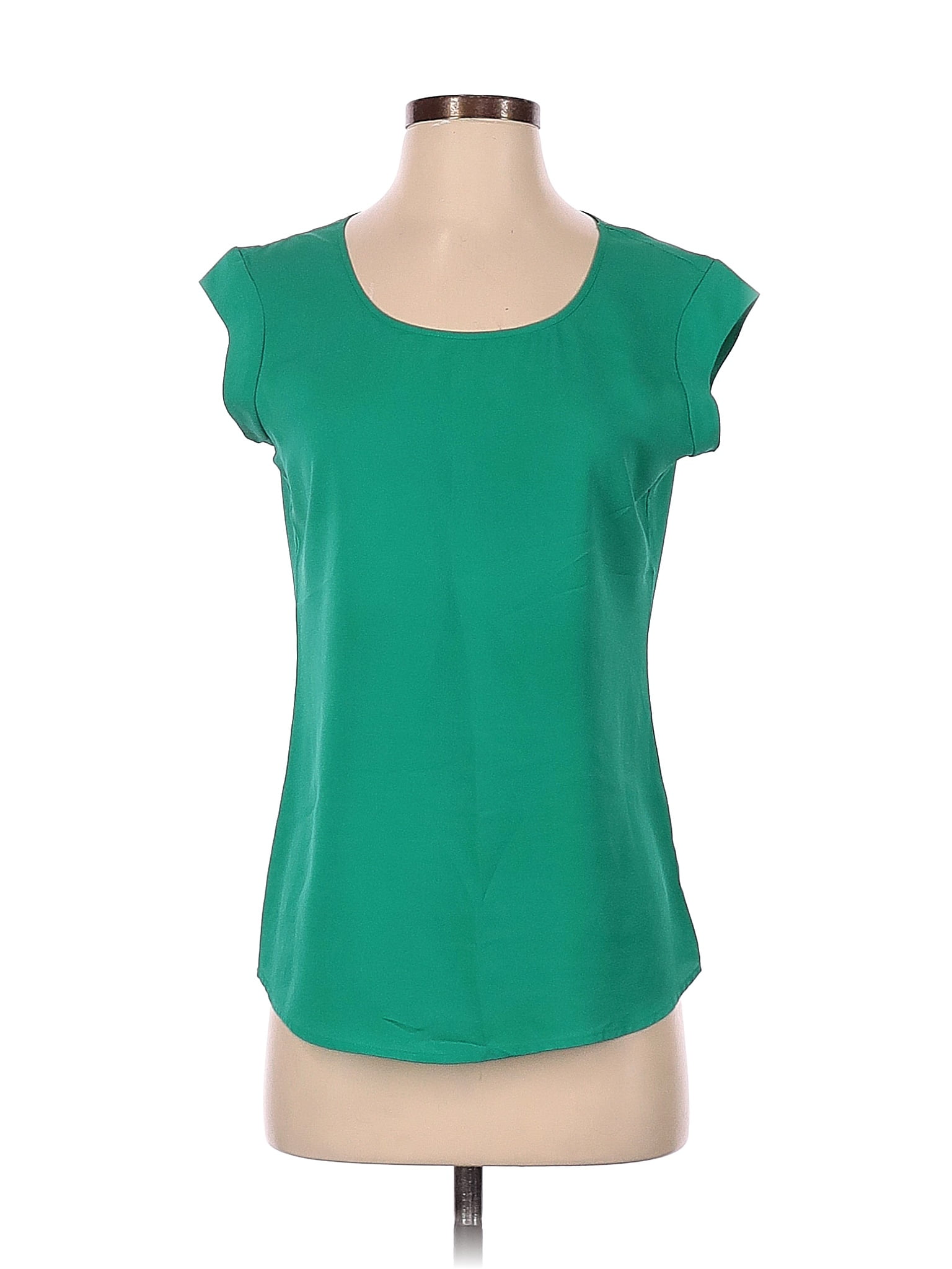 The Limited 100 Polyester Green Sleeveless Blouse Size XS 74 off