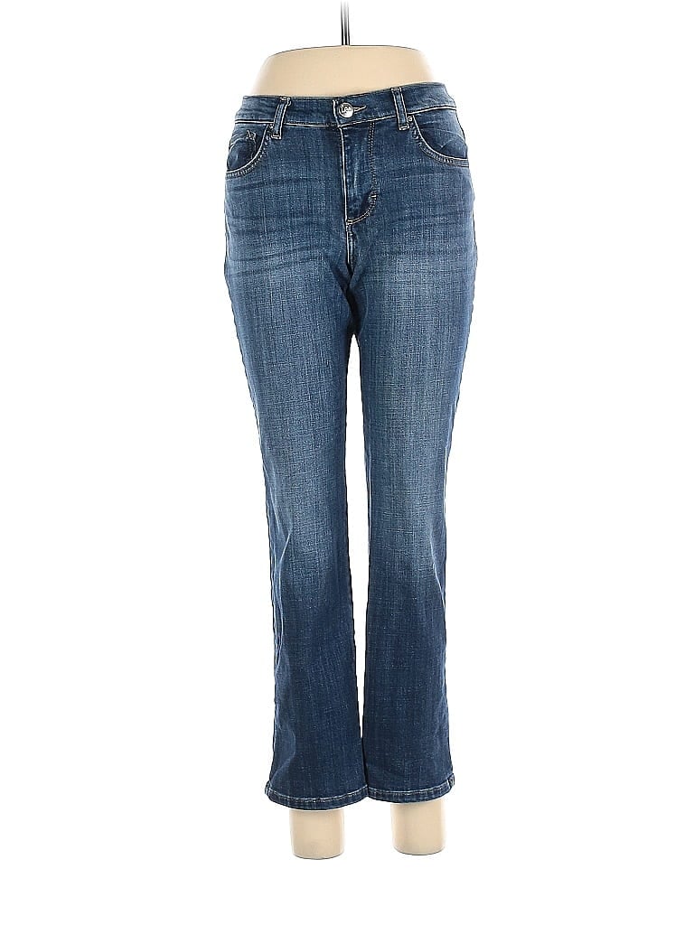 Lee Solid Blue Jeans Size 6 - 47% off | ThredUp