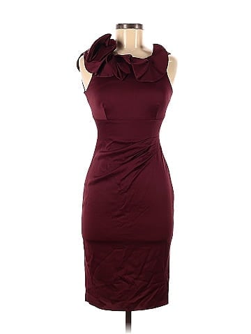 Karen millen 2024 maroon dress