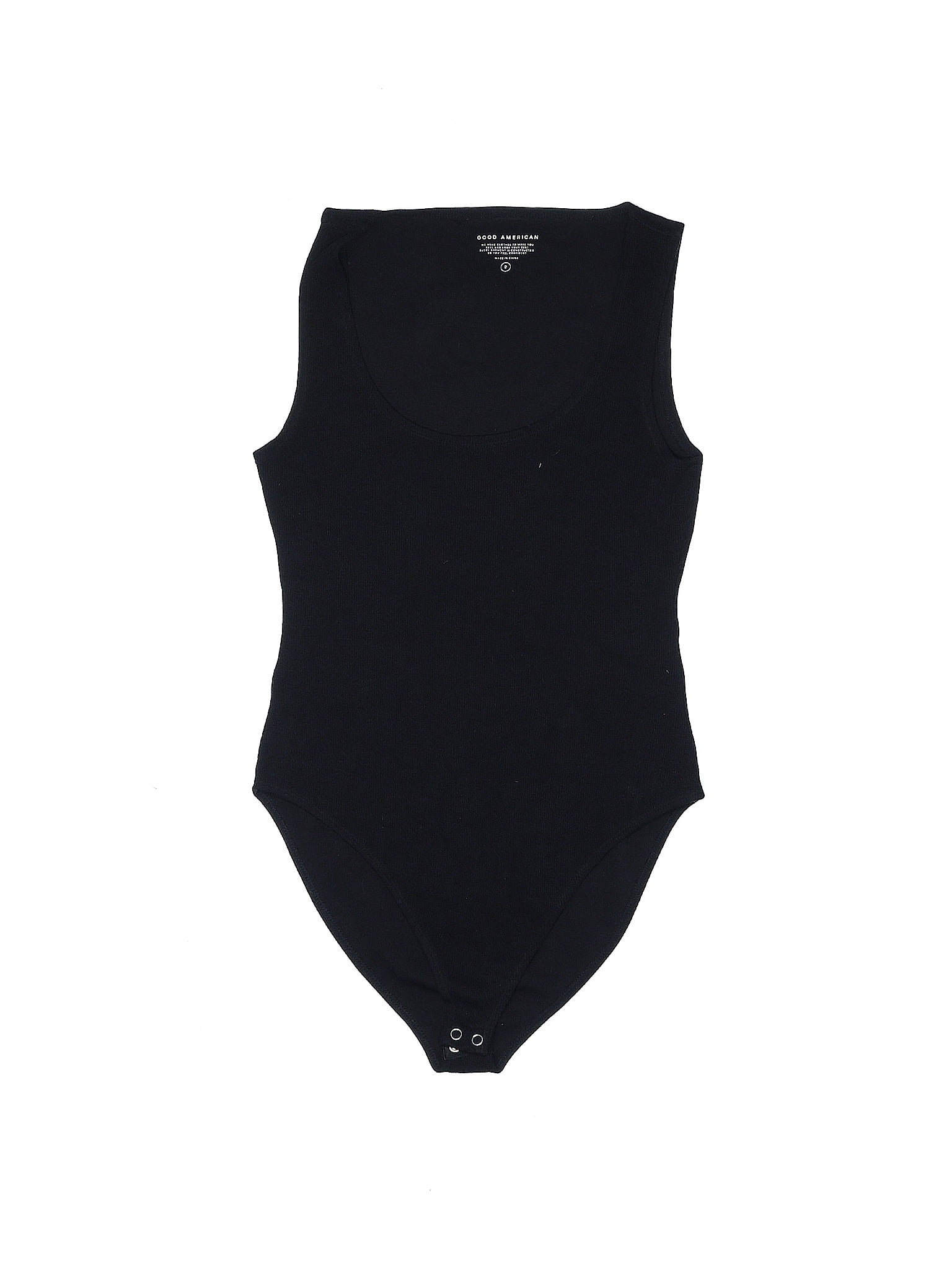Good American Black Turtle Neck Body Suit Size 2