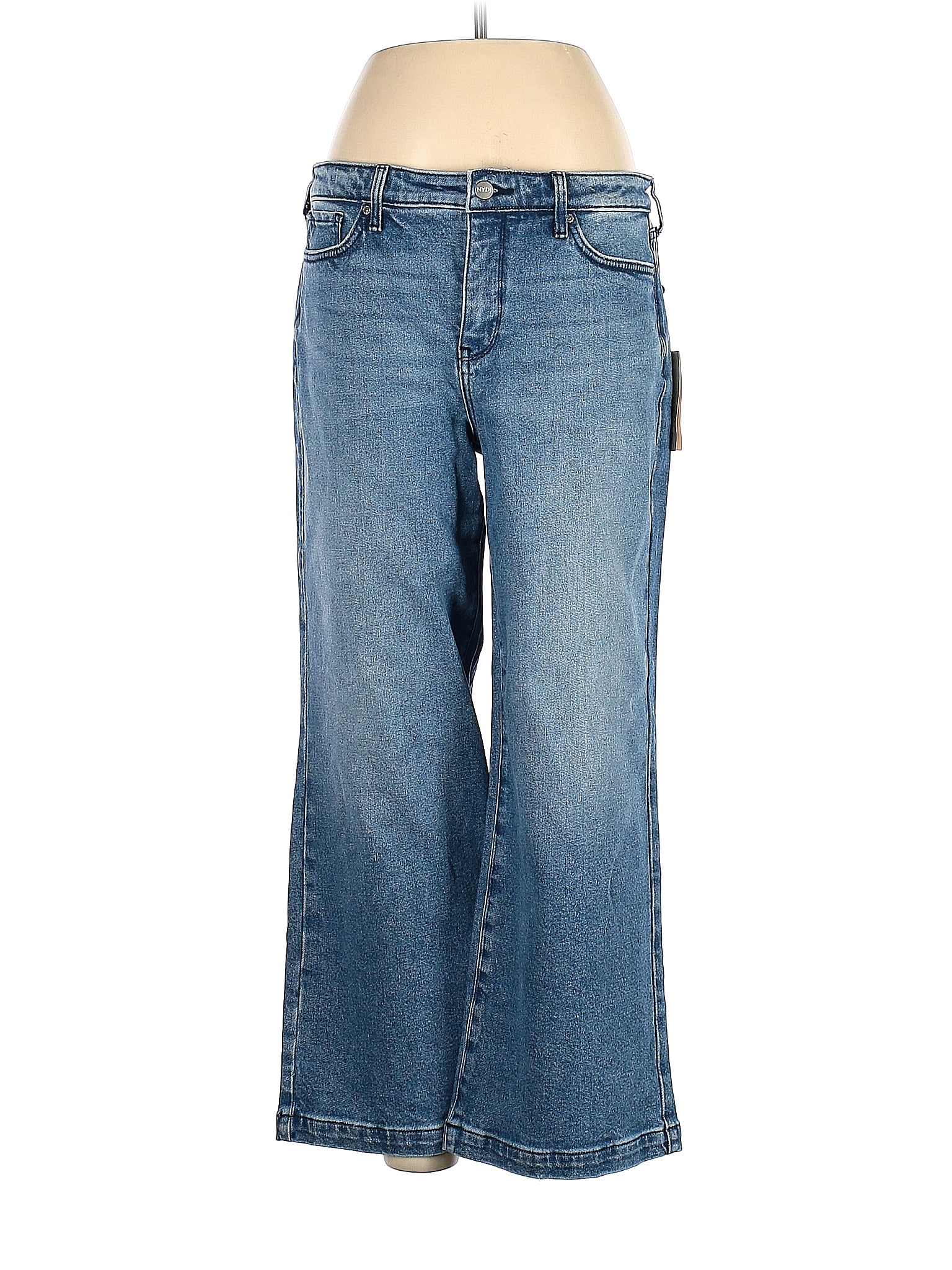 NYDJ Solid Blue Jeans Size 12 76 off thredUP