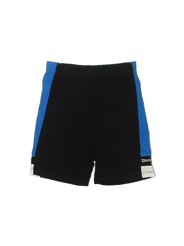 Spalding Athletic Color Block Black Blue Shorts Size M - photo 1