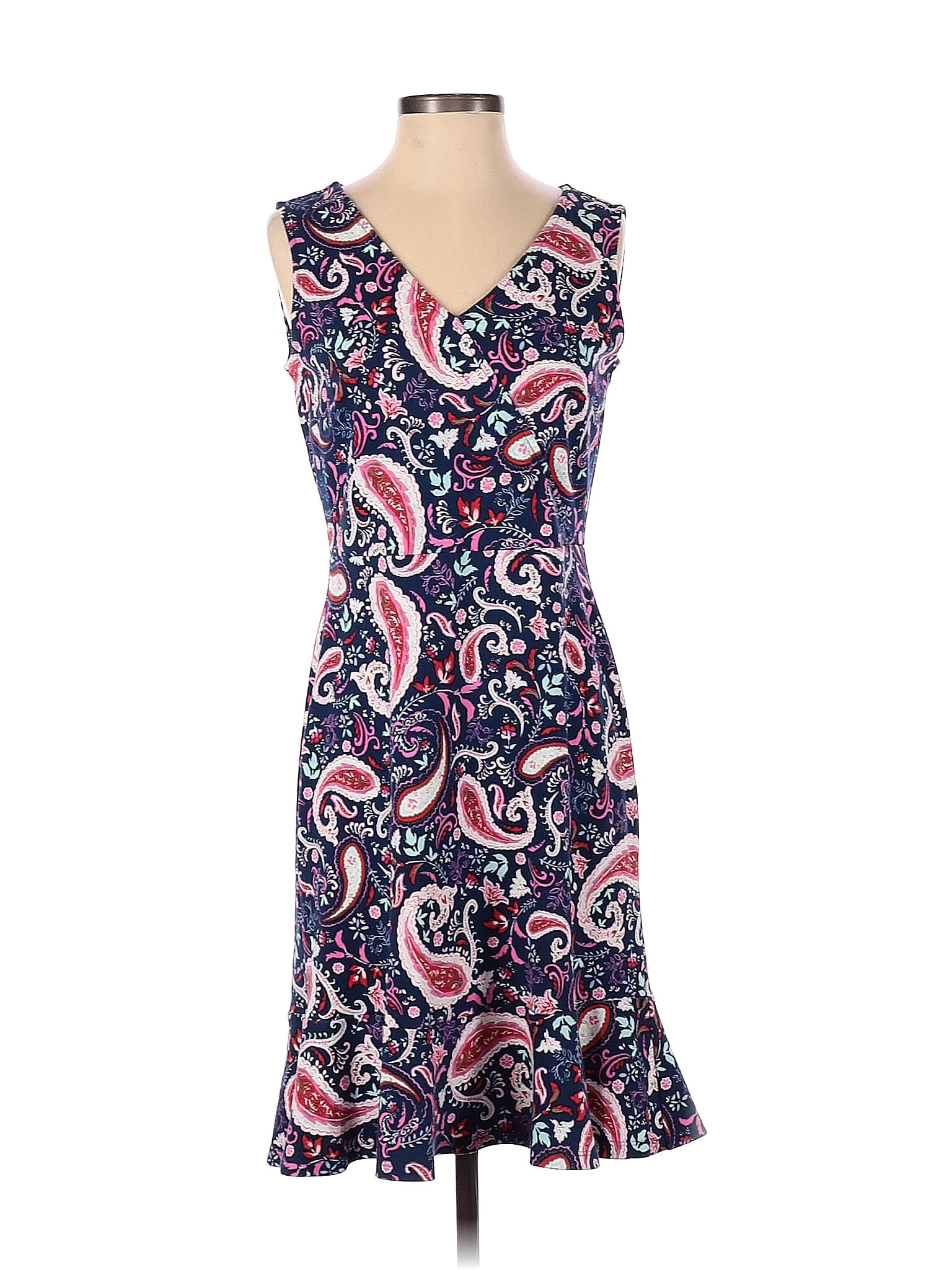 Talbots 100% Cotton Blue Casual Dress Size S (Petite) - 80% off | ThredUp