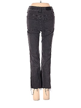 Madewell Petite Stovepipe Jeans in Banberry Wash: Raw-Hem Edition (view 2)