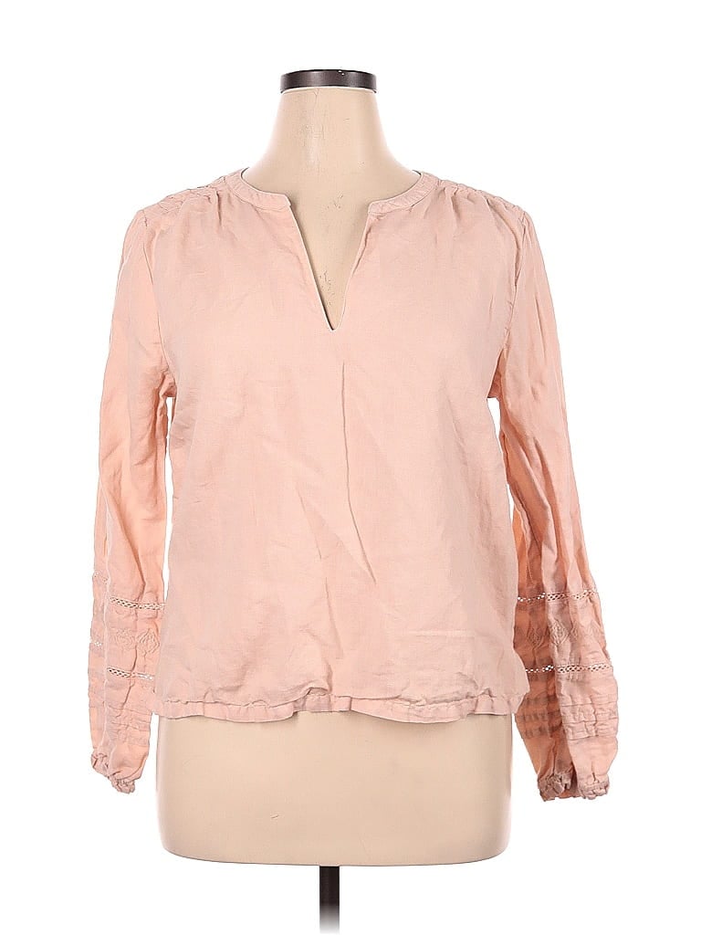 Pre-owned Rachel Zoe Long Sleeve Blouse In Pink