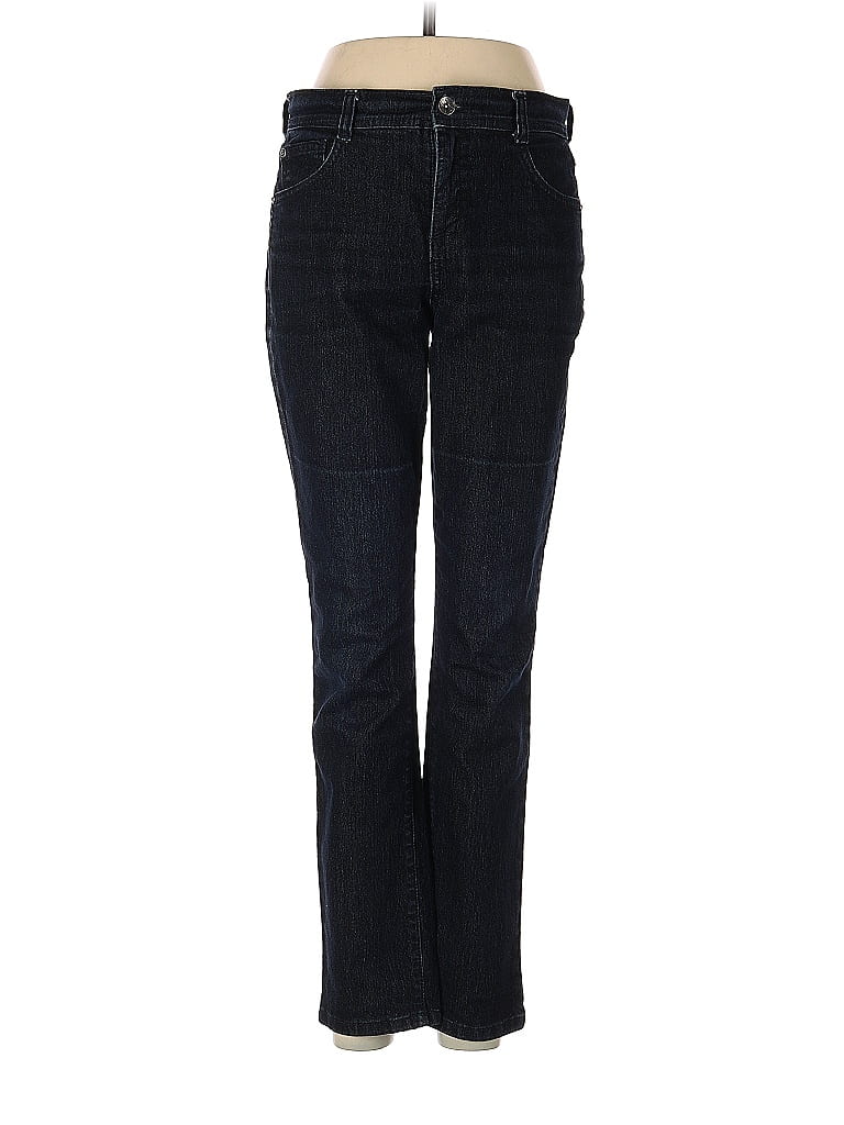 Style&Co Jacquard Tweed Chevron-herringbone Blue Jeans Size 6 (Petite) - photo 1