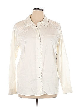 Karen Scott Long Sleeve Button-Down Shirt (view 1)