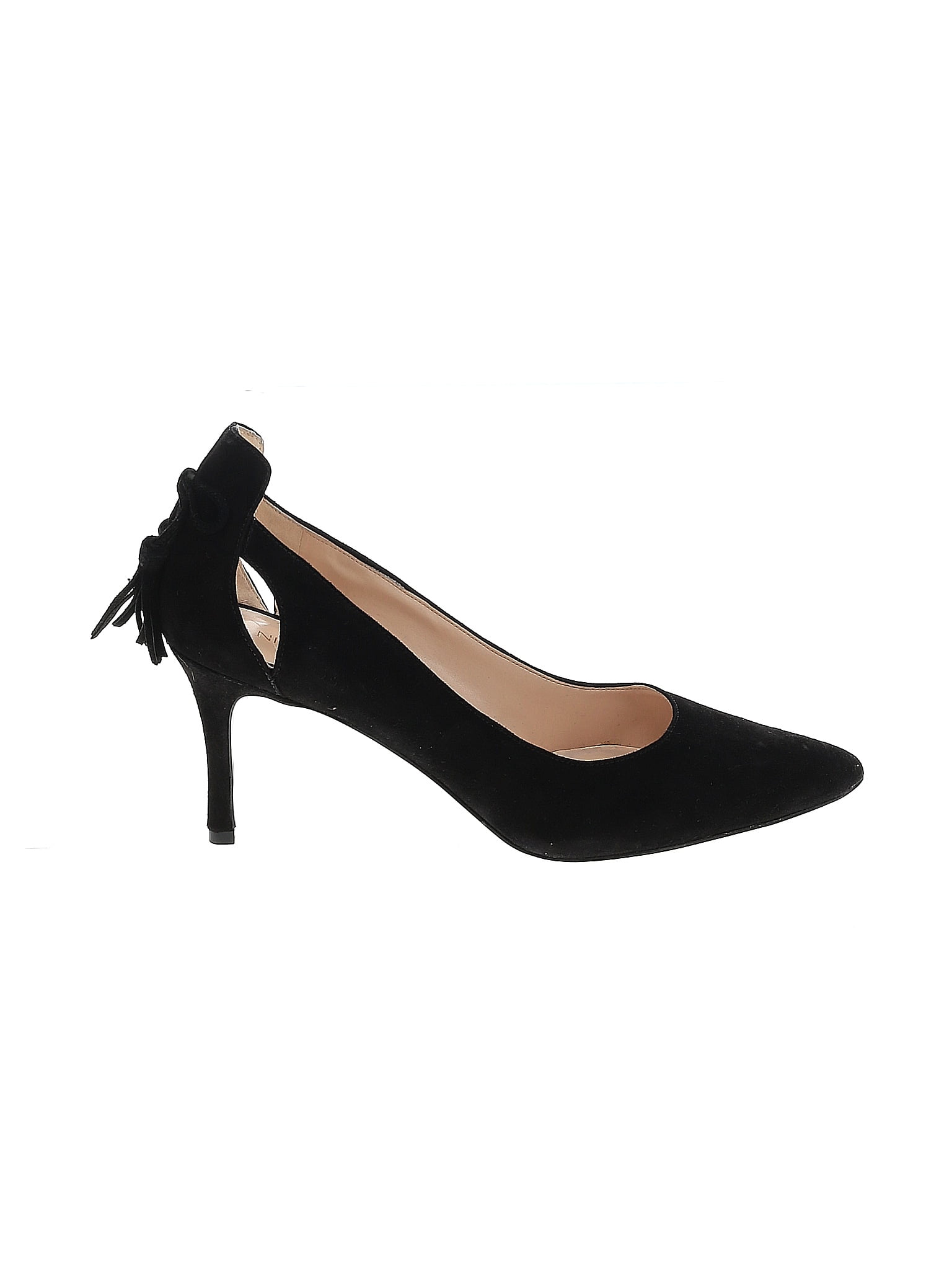 Nine West Solid Black Heels Size 9 1/2 - 68% off | thredUP