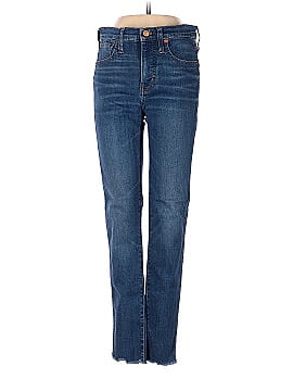 Madewell 9" Mid-Rise Skinny Jeans in Paloma Wash: Raw-Hem Edition (view 1)