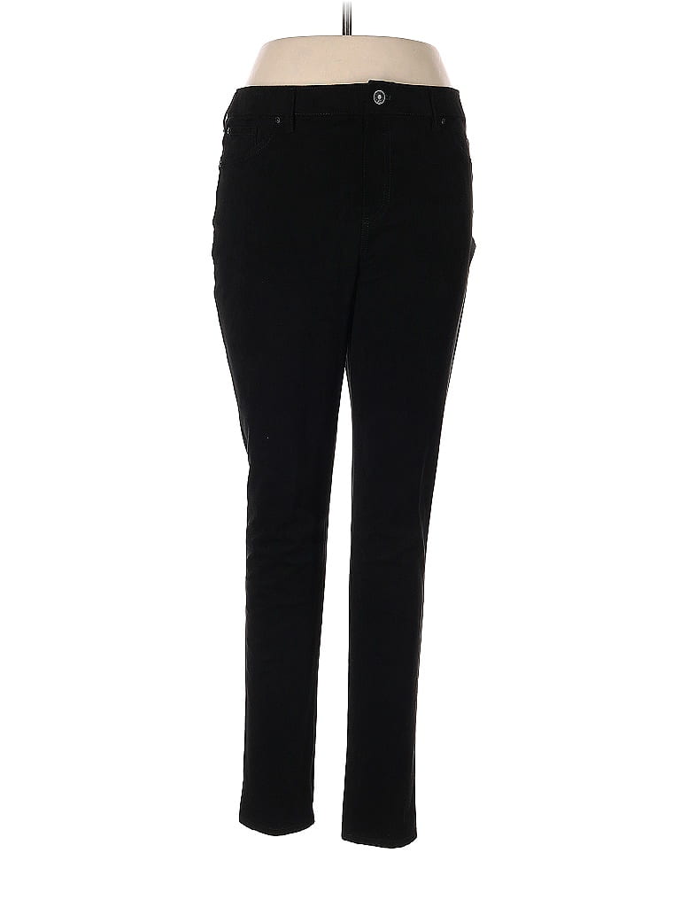 Chico's Solid Black Casual Pants Size Med (1) - 81% off | thredUP