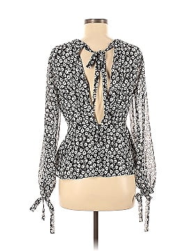 Topshop Long Sleeve Blouse (view 2)