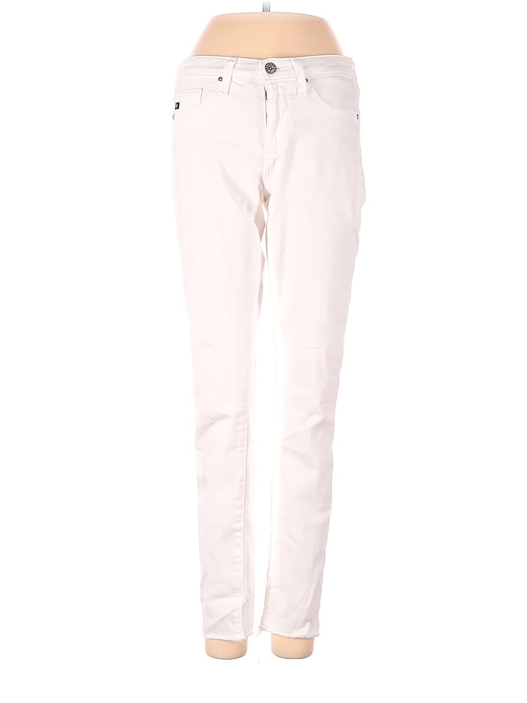 Pre-owned Adriano Goldschmied Jeans In White