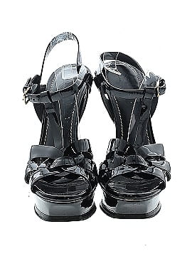 Yves Saint Laurent Rive Gauche Patent Leather Tribute Heels (view 2)