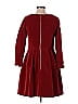 Carven Solid Burgundy Red Casual Dress Size 40 (FR) - photo 2